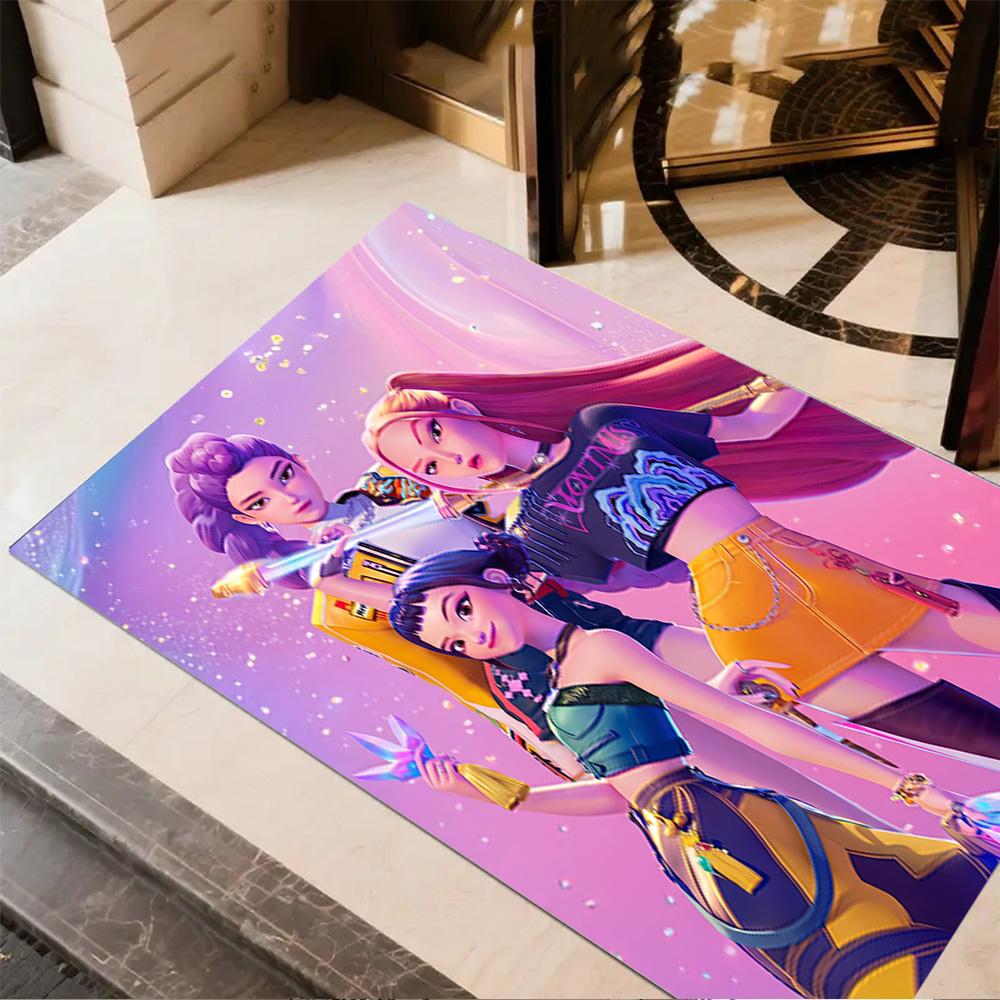 Galactic Fashion Heroes Area Rug Design for Living Rooms Dining Room Foyer Decorate Room Antislip Carpet Anime Office Decor Gift for Festivals