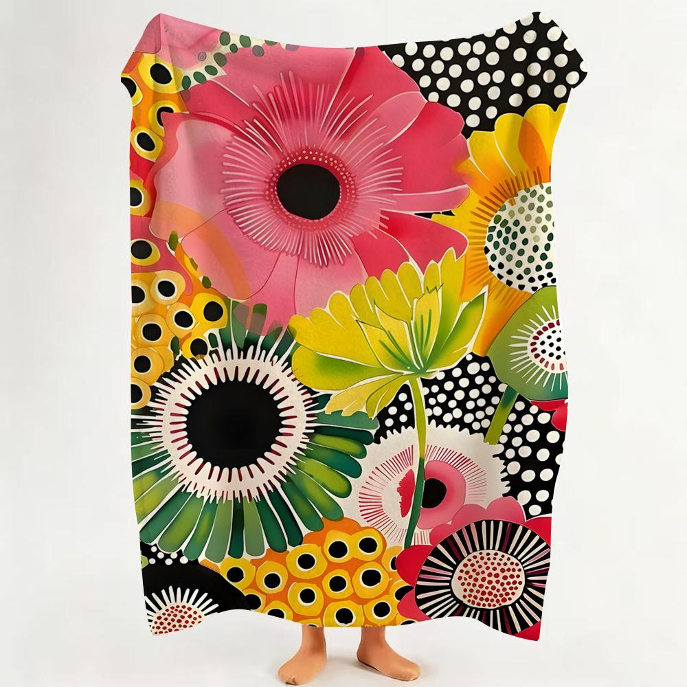 

Artist Y Yayoi K Kusama a art Throw Flannel Throw Blanket Suitable for Sofa Living Room Bedroom 75cmx90cm