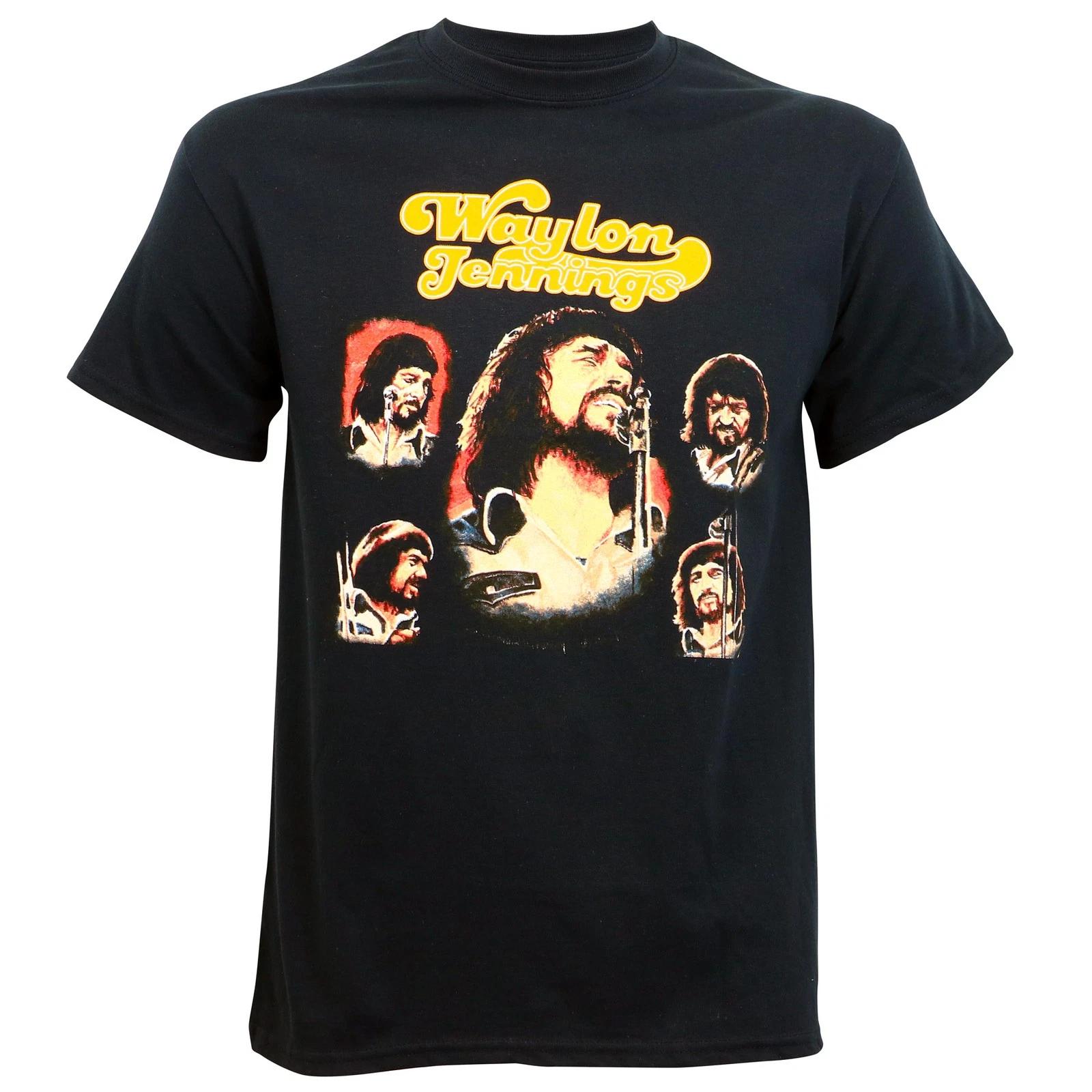 

Authentic WAYLON JENNINGS Texas 74 T-Shirt S M L XL 2XL 3XL NEW L