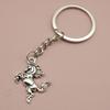 1Pc Sporty Western Cowboy Hat Boots Horse Keychain Men'S Key Chain Bag Pendant Charm Key Ring