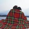 Coperte Plaid Tartan Rosso Clan Stewart Coperta in Flanella Ultra-Morbida Leggera Decorazione per la Casa Pile per Uomini Donne Bambini