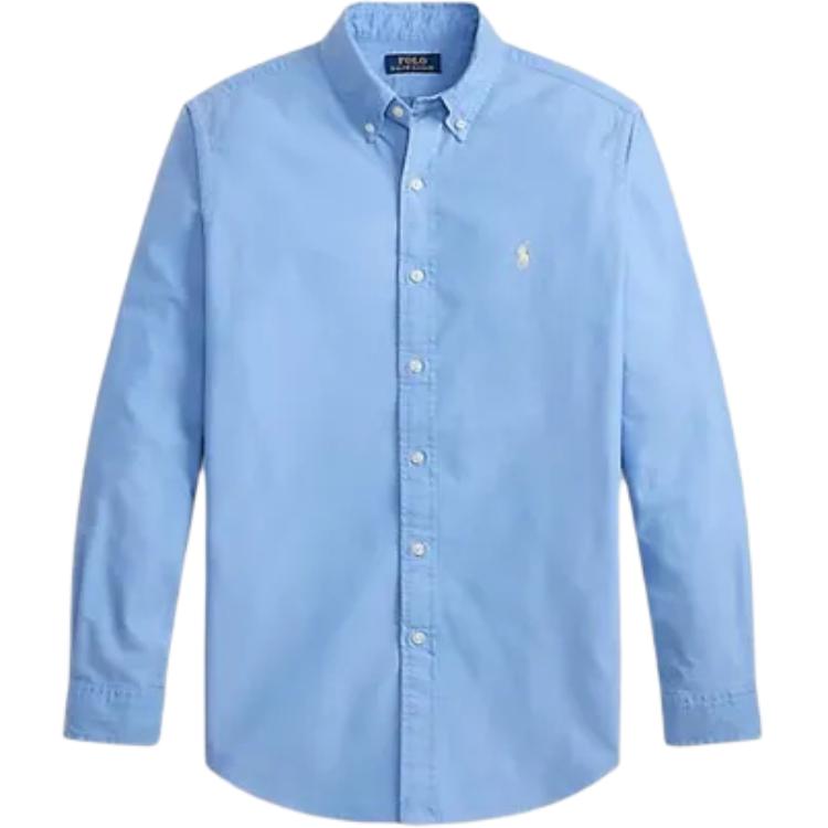

Polo Ralph Lauren Solid Color Pony Logo Embroidered Shirt Men shirts MNPOWOV16824824-420 M