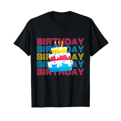 Retro Its My Birthday Party 80s Vibes Youth T Shirt Vintage Graphic Comfortable Fashion Soft Slightly Designer Clothes