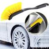 Car Tire Hub Brushes Knife-shaped Multi-functional Brush Long Brush Handle Special Crevice Cleaning Car Dust Brush Removal E4K3
