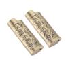 2PCS Torch Lighter Case Vintage Zinc Alloy Eye Catching Long Lifespan Portable Lighter Case Holder