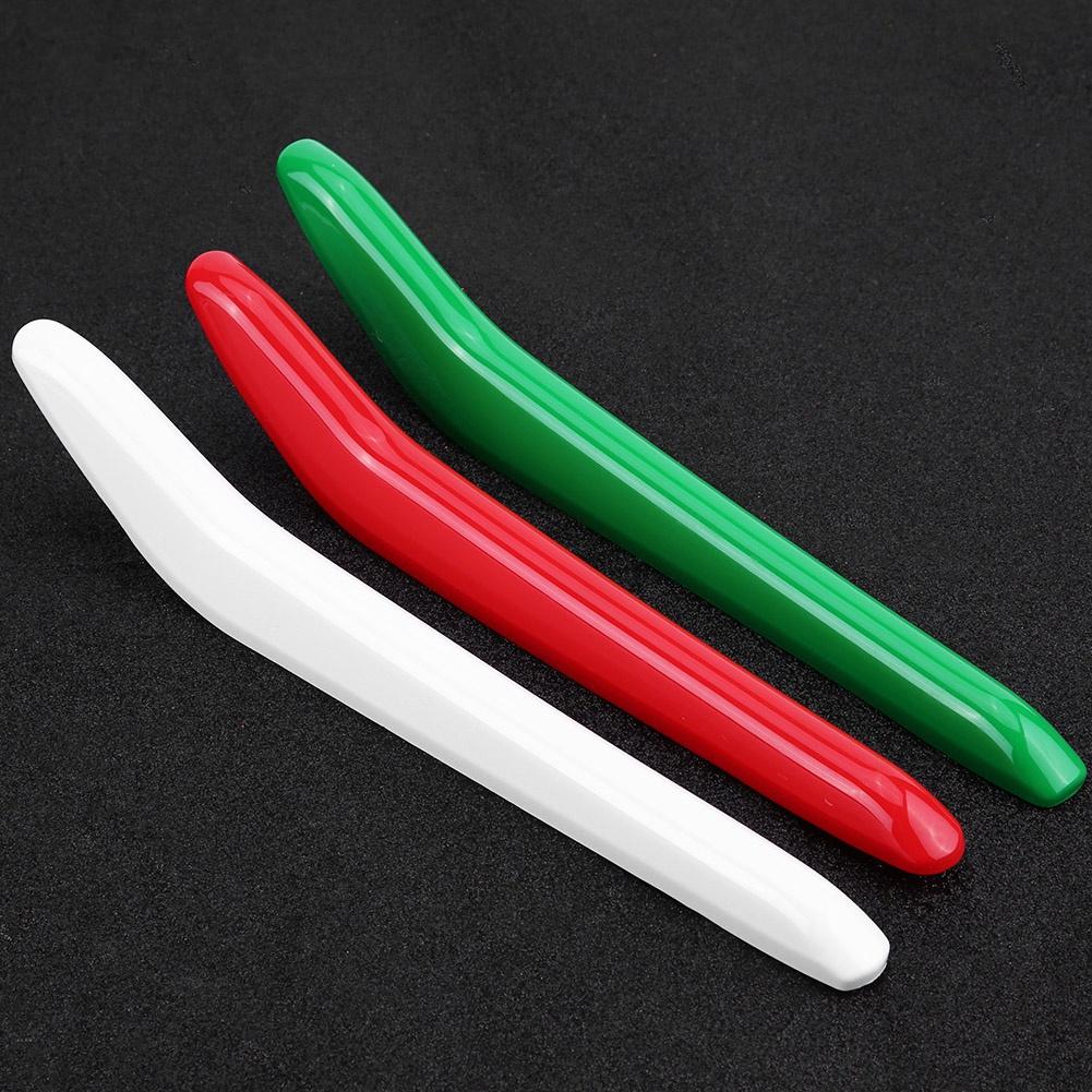 3 Pcs Car Glossy Front Grill Decoration Strips Trim for Maserati Levante 2017 2018