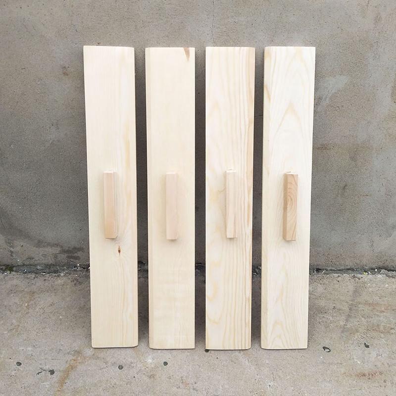 Quilt Folding Shaper Boards with Wooden Handles