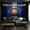 Chelsea F Custom Name Wall Tapestry Aesthetic Wall Hanging Printed Fabric Blanket Decorative Tapestries for Bedroom Living Room Home Decor
