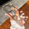 Soft TPU Matte Phone Case for iPhone 13 Funda iPhone 16 Pro Max 15 11 14 Plus 12 Mini 16promax 13promax Flower Transparent Cover