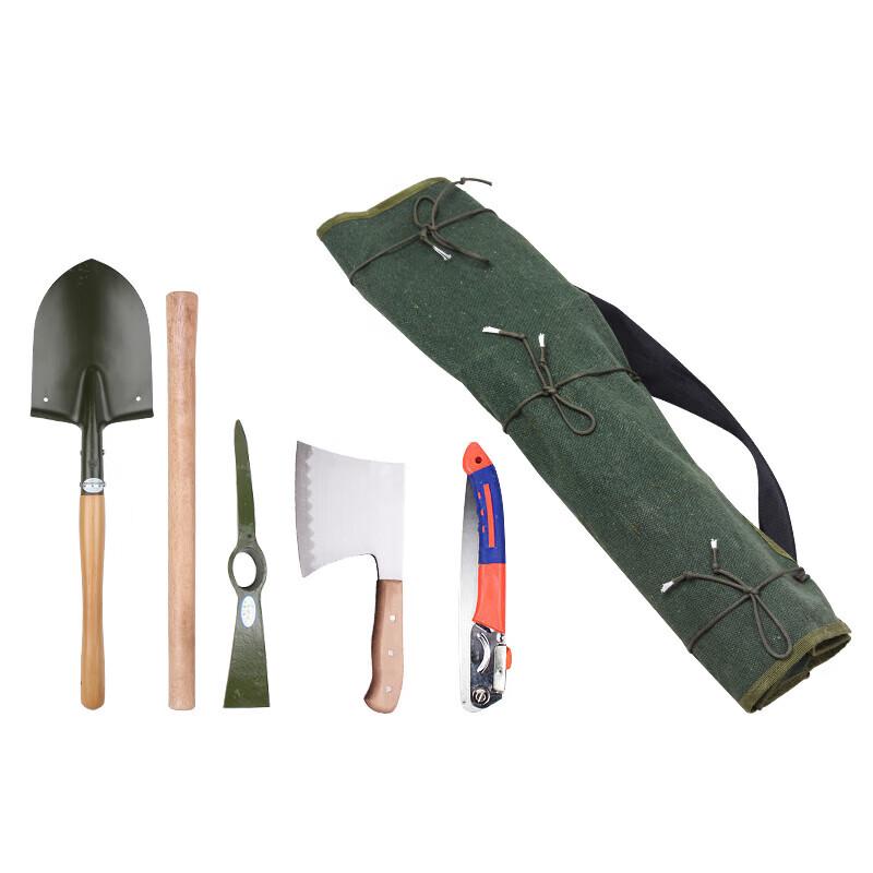 Multi-functional Outdoor Survival Shovel Tool Set