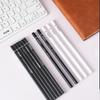 6pcs Black White Color Pencils Permanent Color Drawing Pencil Oil-based Wooden Colored Pencils For Artist And Beginner Art