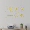 Ballet Girl Acrylic Mirror Wall Sticker for Kids' Room or Dance Studio