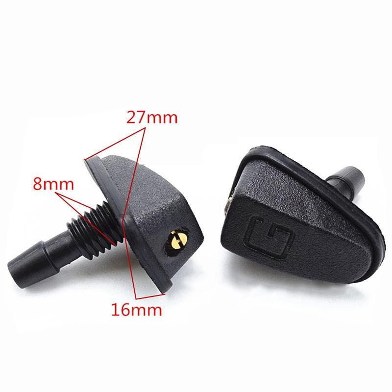 Automobile Universal Windshield Washer Sprinkler Head Wiper Fan Shaped Spout Cover Water Outlet Nozzle Adjustment Tool