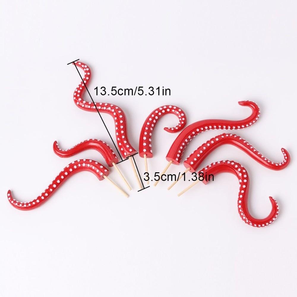 Resin Tentacle Plant Post Funny Garden Decor Flowerpot Decoration for 7Pcs Garden