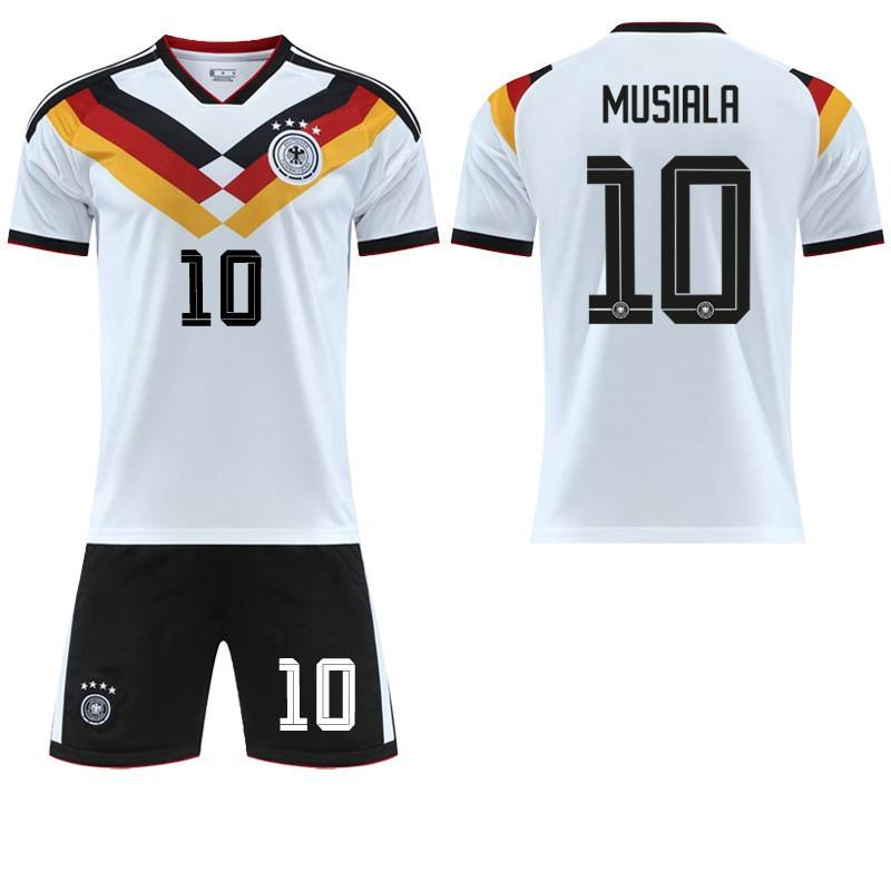 2627 Coupe du Monde Allemagne Domicile N°. 10 Musiara Jersey 7 Hafertz 8 Kross Costume Uniforme de Football Hommes