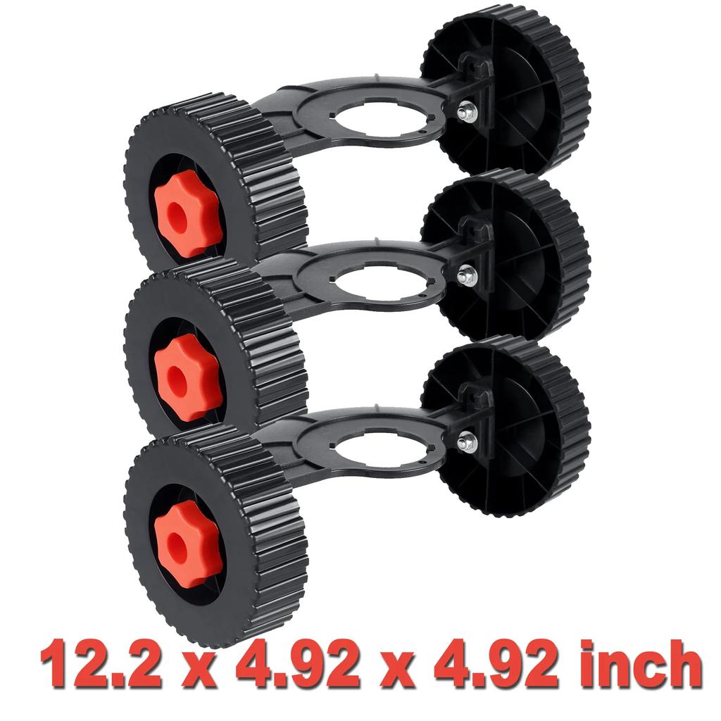 5PCS/1PCS Lawn Mower Support Wheel Support For Weed Trimmer String Trimmer Support Wheels Attachment for Grass Eater Holder