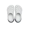 Crocs Zuecos Versátiles para Desplazamiento de Punta Redonda Bubble Crush Reflector Zuecos Unisex Blanco Morado 210743-1NK