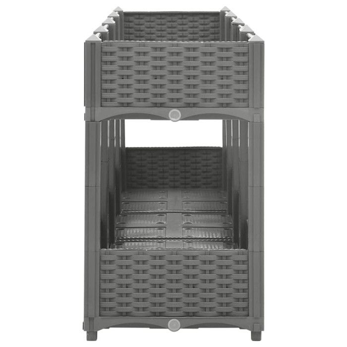 VidaXL Lit surélevé 160x40x71 cm Polypropylène 153300