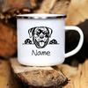 Personalized Pets Enamel Mug Custom Cup Funny Cups of Coffee Cup for Tea Beer Mugs Drinkware Rare Travel Cute Original Unusual