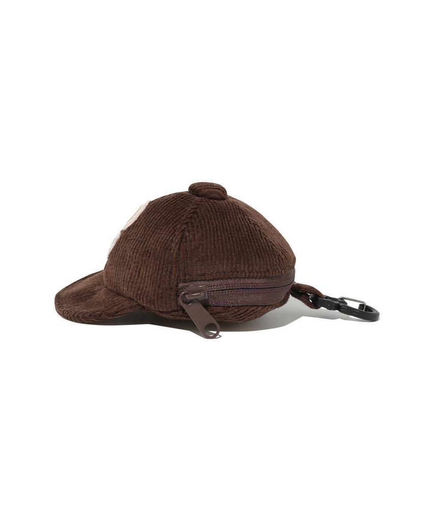Covernat Corduroy C-Logo Hat Pouch Brown
