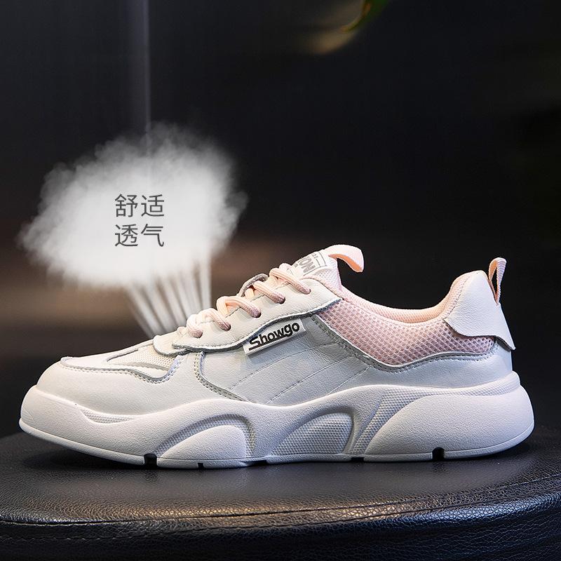 Leather Little White Shoes Women's Summer New 2025 Versatile Flat-soled Single Shoes Fashion Lace-up Casual Breathable Women's Shoes Trend