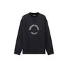 Ss23 Letter Logo Embroidered Crew Neck Long Sleeve Sweatshirt Men Sweatshirt Black 6L1MC3-1JQNZ-0031
