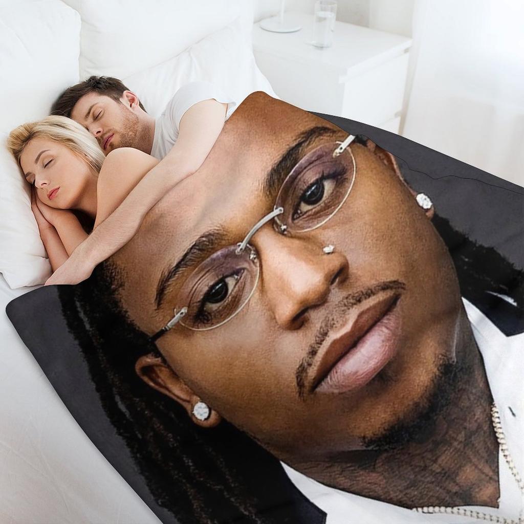 Threejaq King of R & B American Tour 2019 2020 Throw Blanket warm for winter warm winter cosplay anime Cute Plaid Blankets