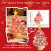 Plug-in Christmas Tree Night LightUL 360° Rotating Holiday Decoration