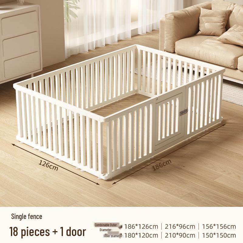 Indoor Pet Fence: Easy Assembly Puppy Barrier for Small Dogs - Suitable for Bedroom, Living Room, Bathroom