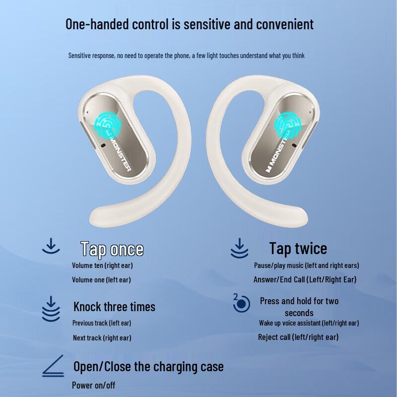 Monster Open Ear AC312 True Wireless Earbuds