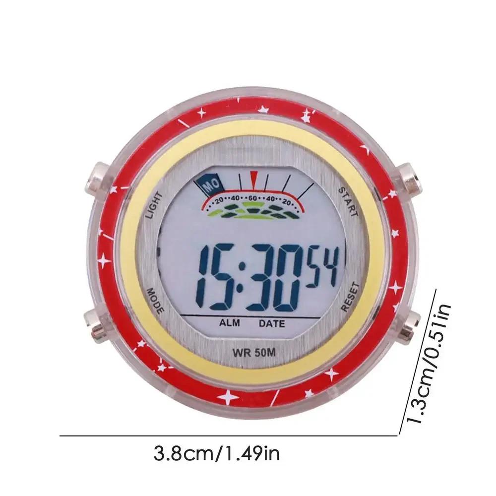 Waterproof Motorcycle Stainless Steel Luminous Clock Bike Universal Chrome Handlebar Mount Quartz Clock Watch Motor Accessories
