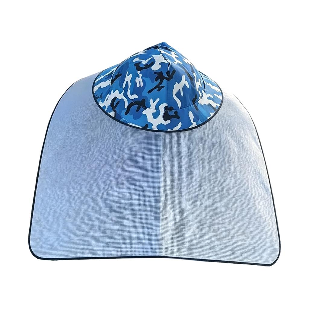 Thickened - hat with cape and pointed top—versatile, heat-insulating, and rain-resistant; ideal for farm work and tea picking.