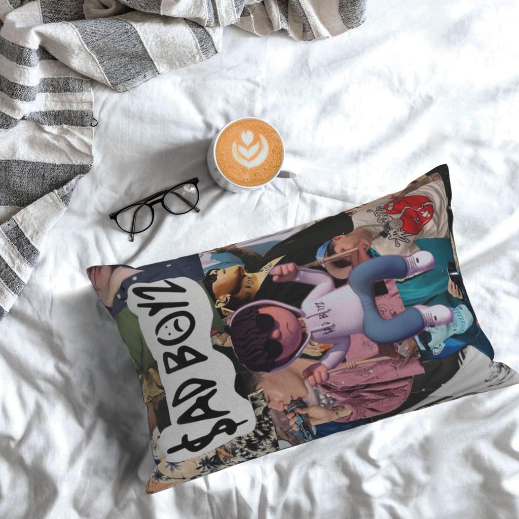 Junior H Merch Sad Boyz Rectangle Pillowcase Cushion Cover Decor Bedroom Bed Home Comfort Throw Pillow
