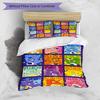 3pcs Duvet Cover Set (1*Duvet Cover + 2*Pillowcase, Without Core), Care Bears Print Bedding Set, Bedroom Decor, All‑Season, Birthday Gift