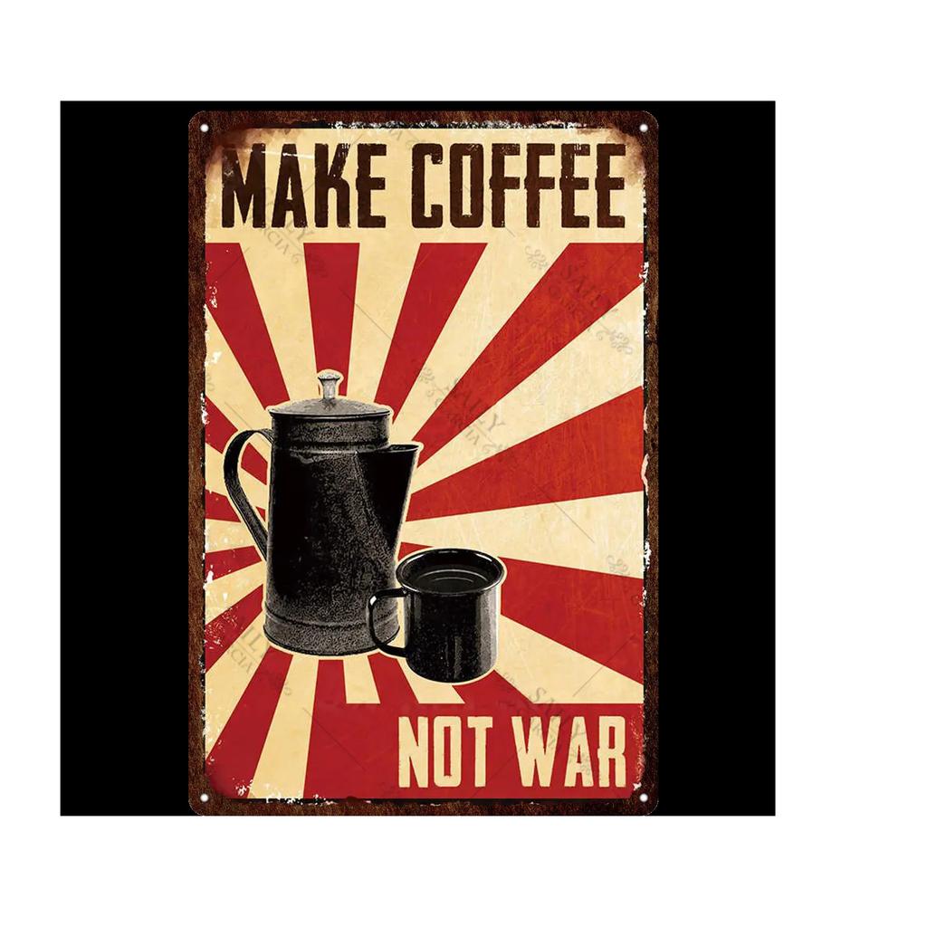 Vintage Chokladaffisch Godis Metallskylt Reklam Vägg Bar Hem Konst Kök Butik Retro Dekor Metall Väggmålning Dekoration