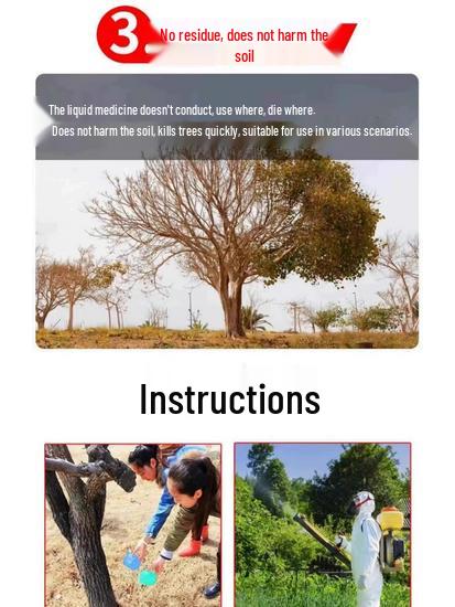 Tree Root Rot Eliminator: Powerful One-Drop Solution for Killing Rot, Weeds, and Bamboo