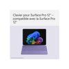 Clavier Pour Tablette Microsoft Surface Pro 12 Pouces - Violet