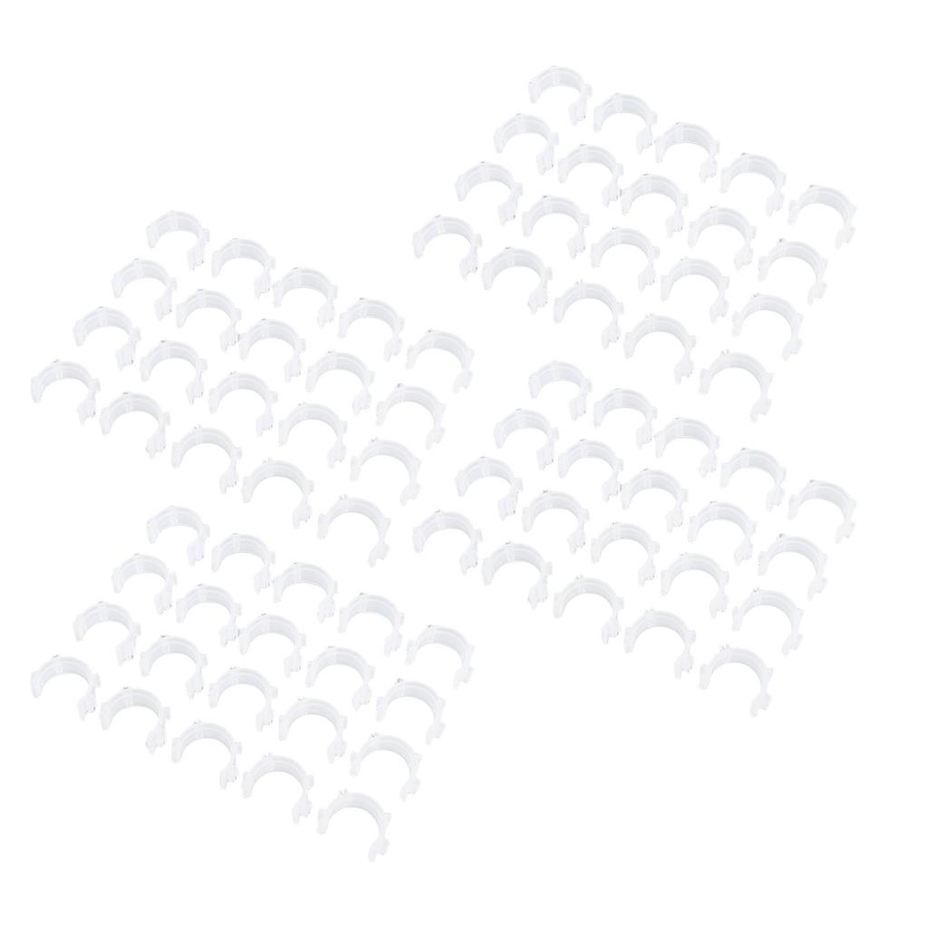 80Pcs Sewing Bobbin Thrd Clamp Prevent Thrd Tail Unwinding Plastic White Bobbin Thrd Sewing Tool for Sewing Beginners and Enthusiasts