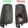 Plastic 3 Buttons Replacement Key Fob Case Remote Control Key Fob Cover  for BMW 3 5 Series CAS3