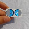 2 Racing R-flag Style Car Badge Stickers, Suitable for All Car Decoration Accessories