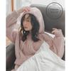 [Kobe Lettuce] [Room Wear] Boa Short Parka, Women's Pajamas, Loungewear, Comfortable, Relaxed, Autumn, Winter, Autumn Clothes, Winter Clothes, Tops,
