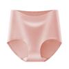 High-Quality Cotton Antibacterial Mid-High Waist Panties for Middle-Aged & Elderly Women - Plus Size Triangular Briefs