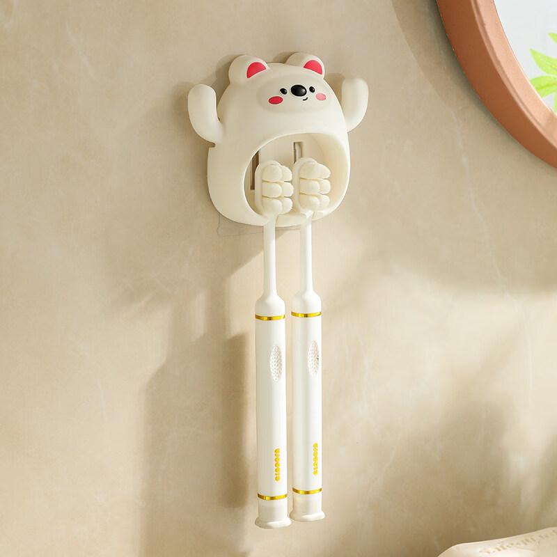 LIEI Bear Suction Cup Toothbrush Holder