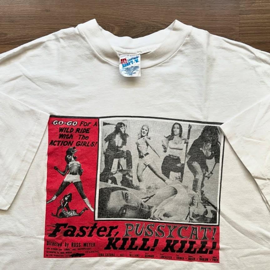 90s Faster P*ssycat Kill Kill 1965 Cult Indie Sexploitation T shirt NH27873 Unisex T-Shirt L