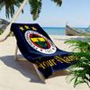 Asciugamano da Spiaggia Personalizzato con Nome Fenerbahce Sports Club, Asciugamano Grande Morbido Asciugatura Rapida per Spiaggia Campeggio Nuoto -HE51