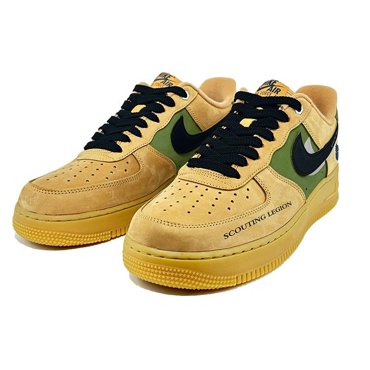 Nike Air Force 1 Low top Skateboard Shoes Unisex Wheat CJ9179-200(Team21-)