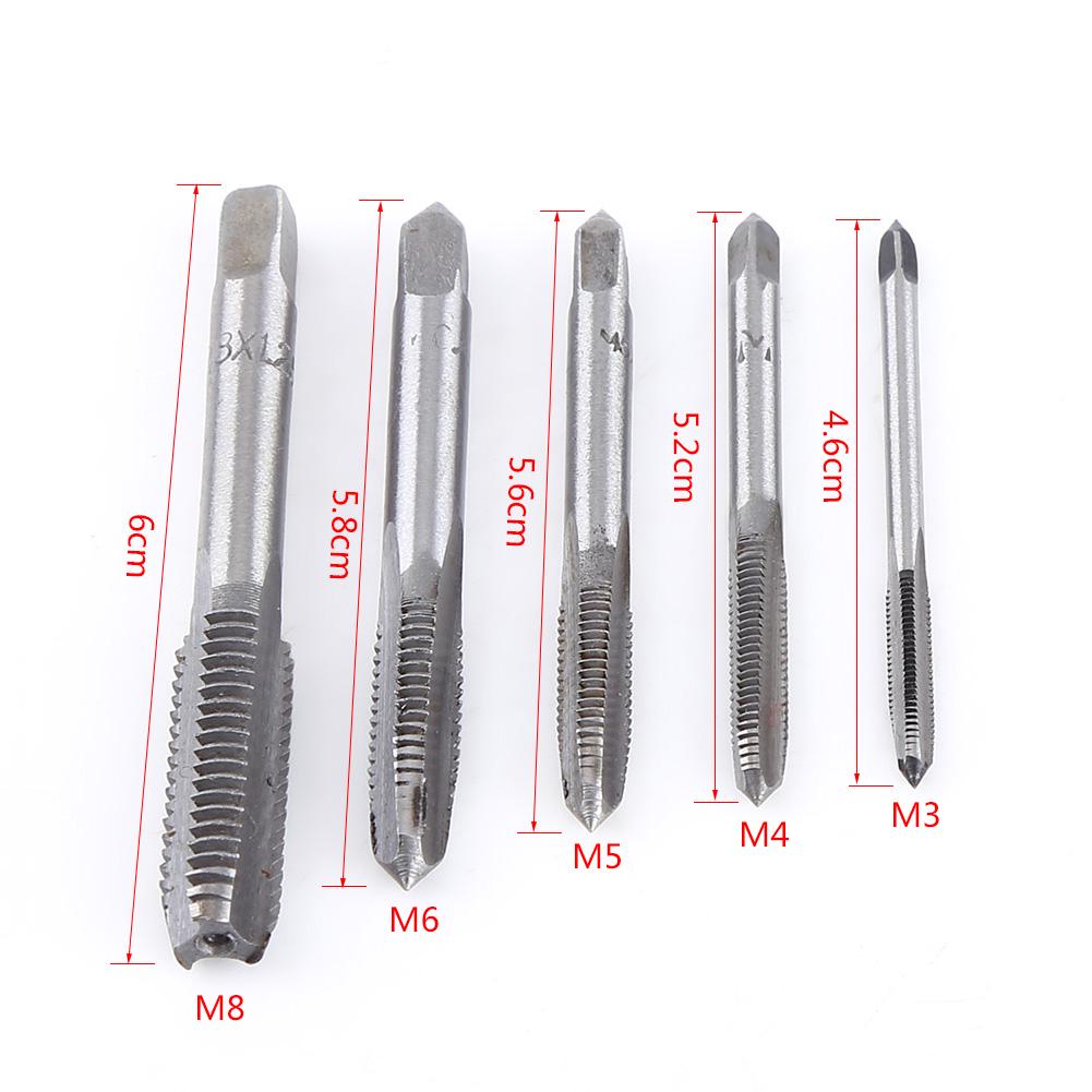 Adjustable Reamer Tap Wrench Set with Metric Thread M34568 Insert Screw Taps