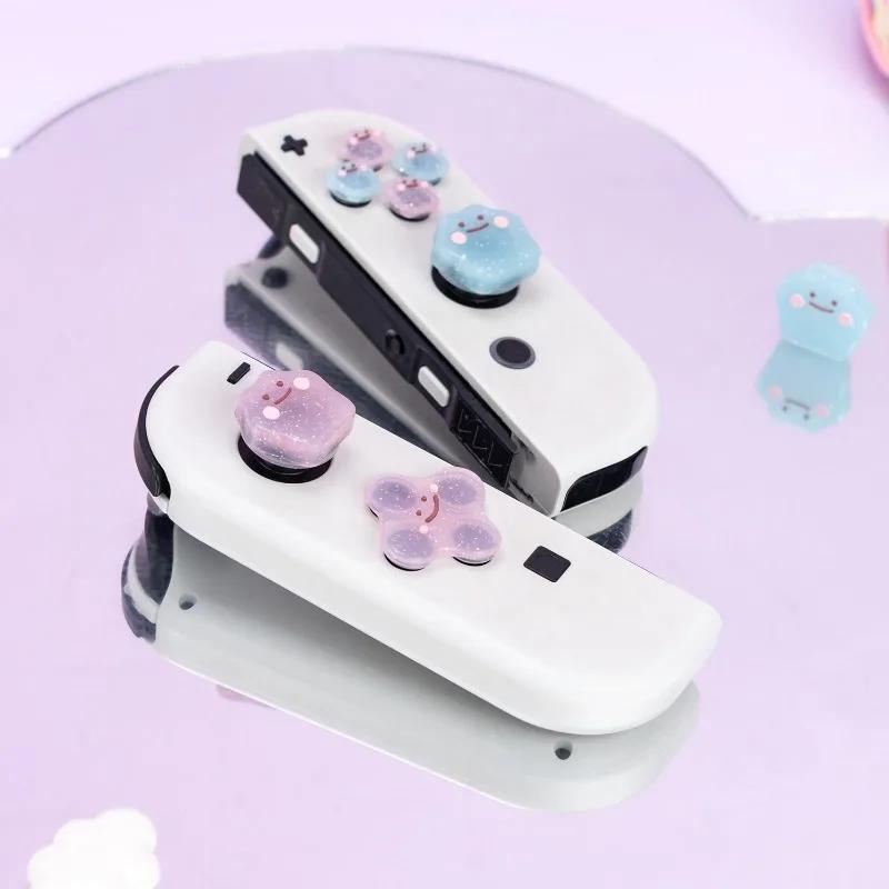 Pokemon Ditto Silicone Thumb Grip Caps Switch Lite Joystick Cap For Nintendo Switch NS Switch OLED Thumb Stick Grips Accessories