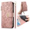 Floral Leather Wallet Case for Honor 400/400 Lite/400 Pro/X60 Pro/X9C/X9b/X50...Vintage All-in-One Card Holder w/Stand, Magnetic Closure & Wrist Strap