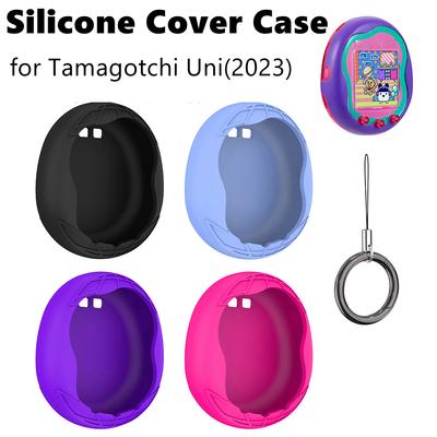 Fall Prevention Silicone Protective Sleeve Solid with Buckle Silicone Cover Case Waterproof Replacement for Tamagotchi Uni(2024)